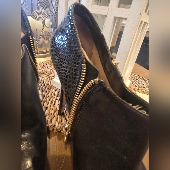 Michael Kors Black Stiletto Ankle Boots - Picture 13 of 17